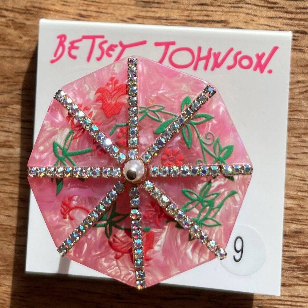 Betsey Johnson® Island Umbrella Ring Size 9